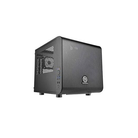 Thermaltake Core V1 No Power Supply Mini-ITX Cube Case (Black) CA-1B8-00S1WN-00